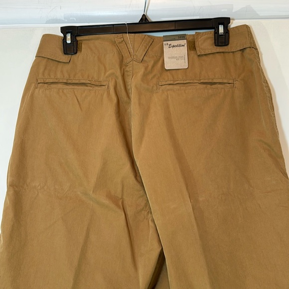 U.S. Expedition Tactical Cotton Khaki Tan Shorts 36 waist NWT - Picture 4 of 13